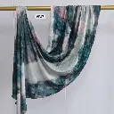 PJ7 - Printed Premium Jersey Cotton - Seafoam Shadow