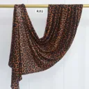 PJ13 - Printed Premium Jersey Cotton - Caramel Leopard