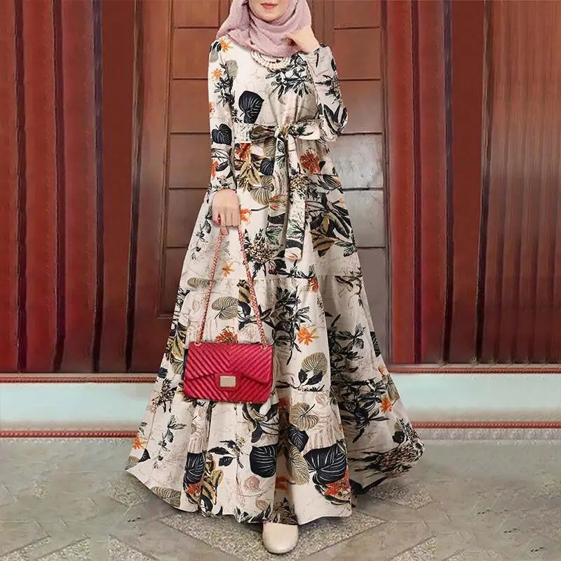 Autumn Cream Garden Dress