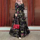 Midnight Rose Garden Dress