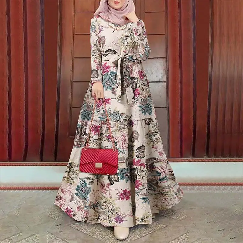 Blush Beige Garden Dress