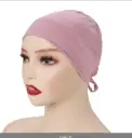 TBU13 - Tie-Back Cotton Undercap - Pink