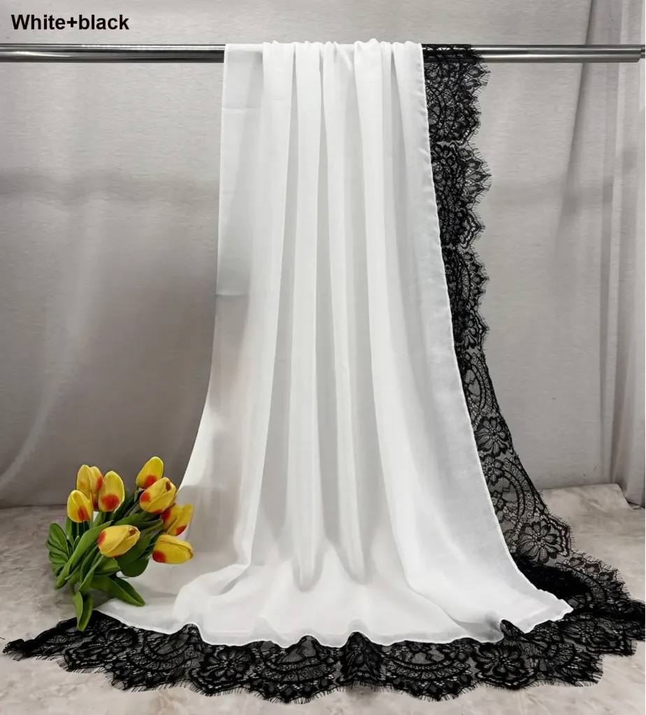 Signature Lace Modal - (White+Black)