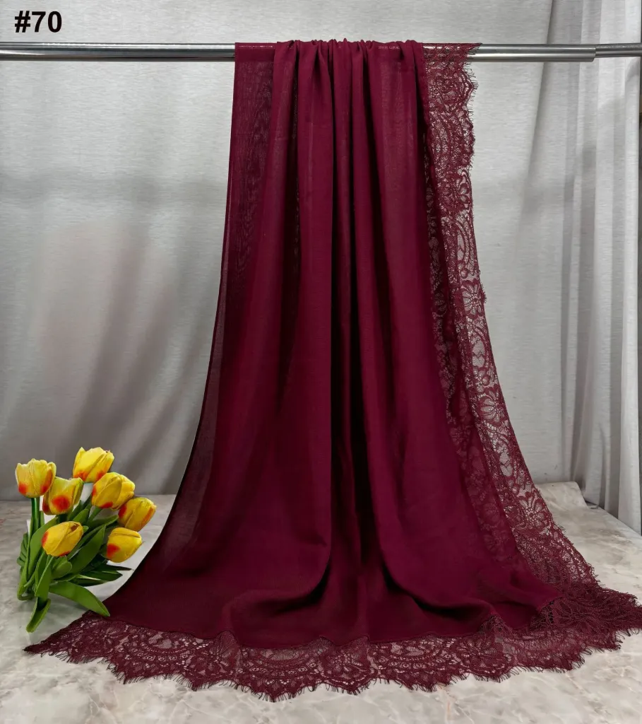 Burgundy Lace Modal  - LM70