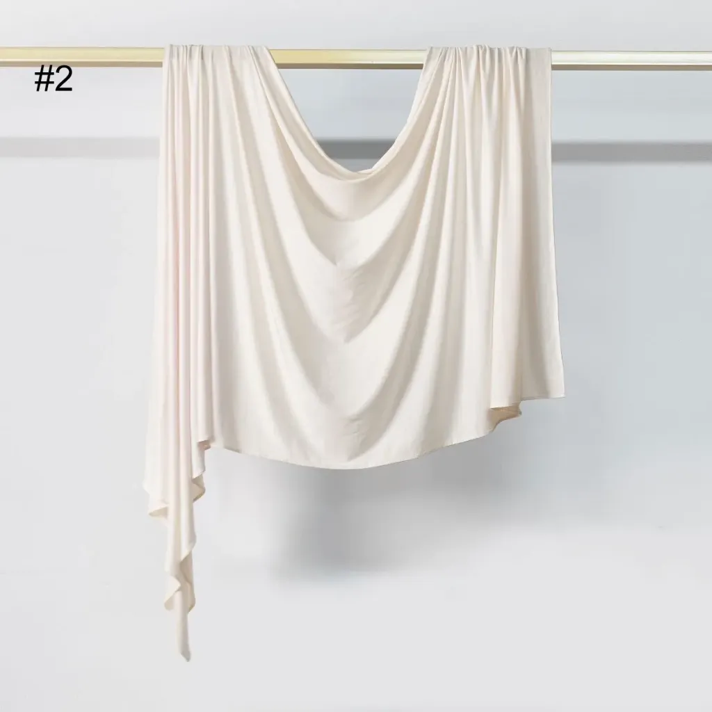 [LJ2] Ivory Silk Liquid Jersey - LJ2