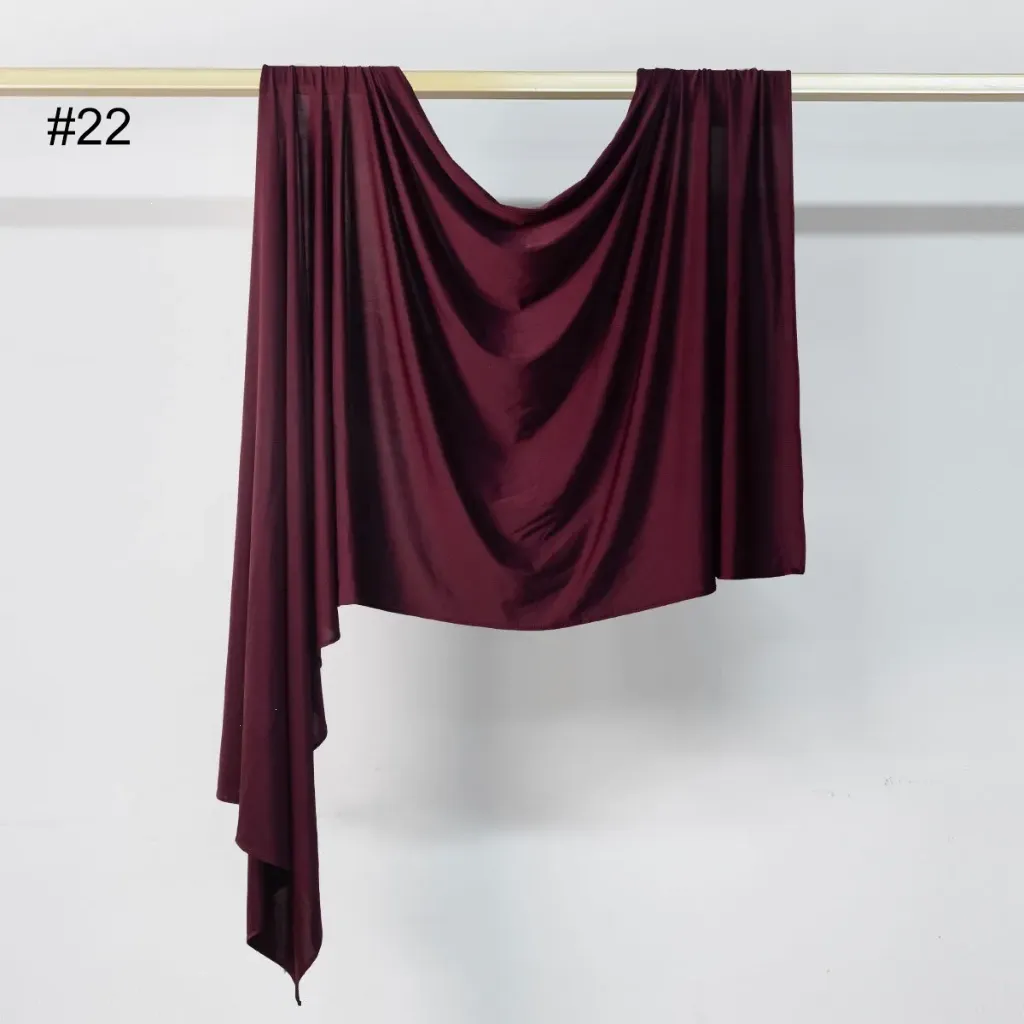 [LJ22] Velvet Burgundy Liquid Jersey - LJ22