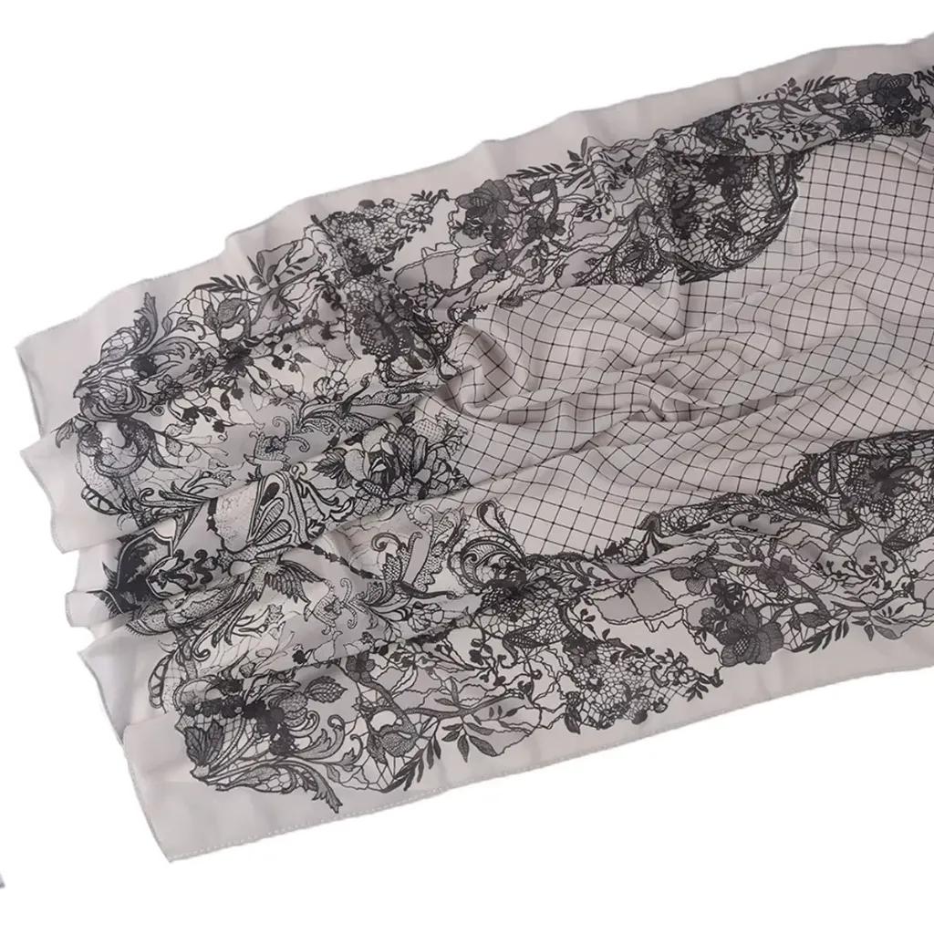 Pearl Mirage Printed Hijab - CP90
