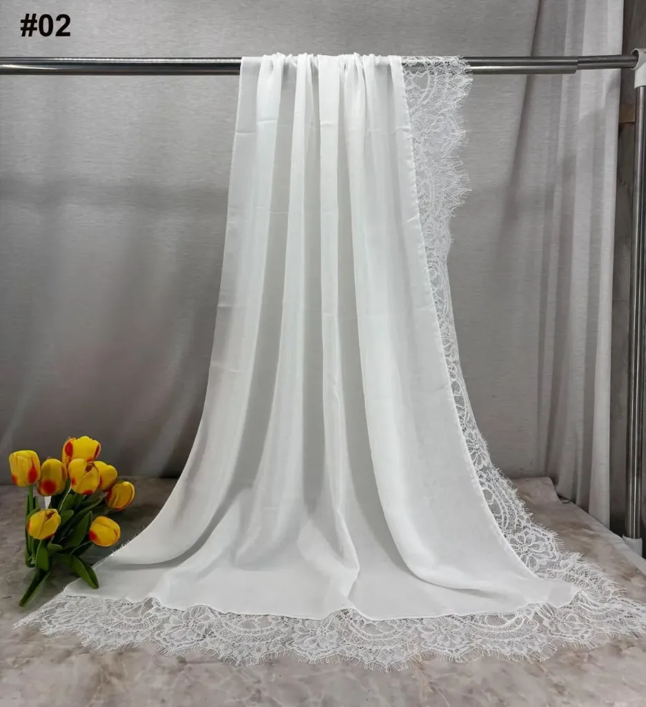 Pure White Lace Modal  - LM2