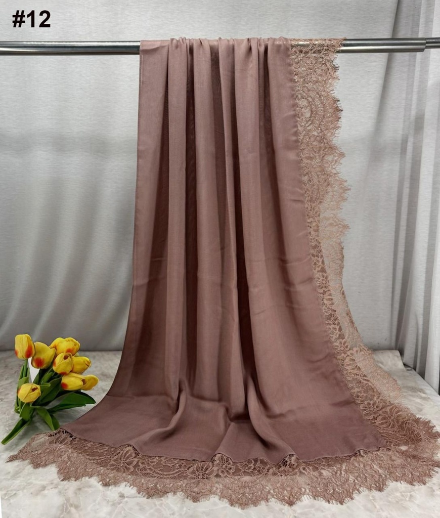 Rosewood Blush Lace Modal  - LM12