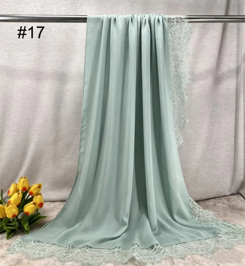 Aqua Mist Lace Modal  - LM17