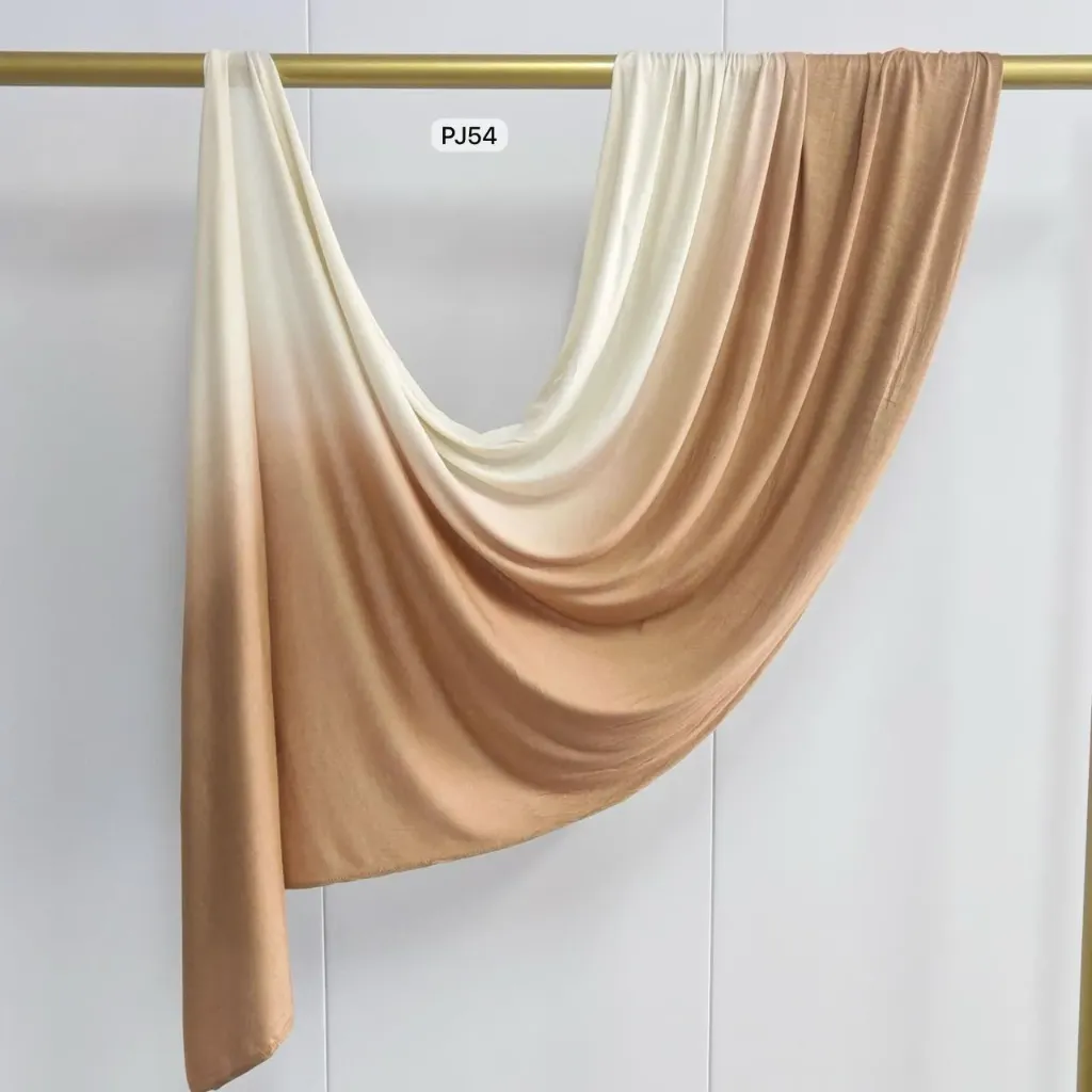 PJ54 - Gradient Premium Jersey Cotton - Vanilla Nude