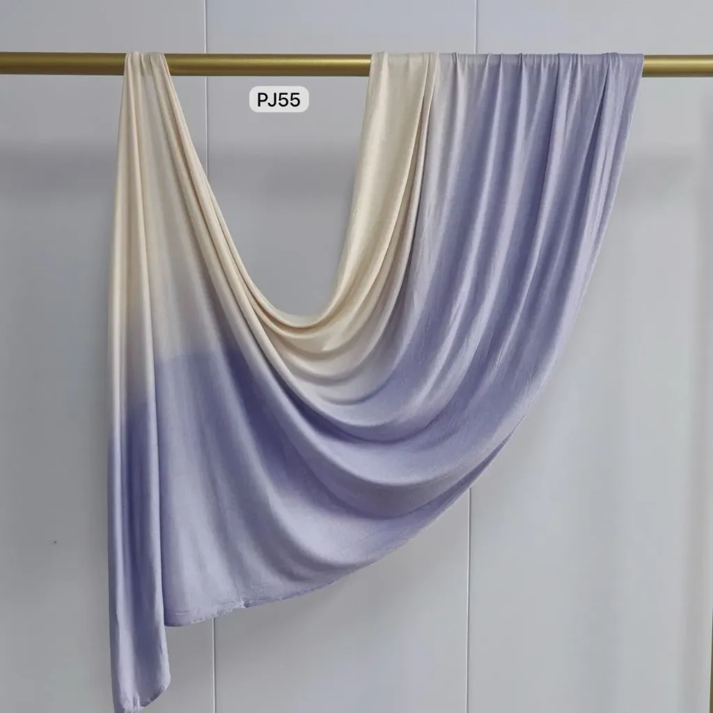 PJ55 - Gradient Premium Jersey Cotton - Lavender Veil