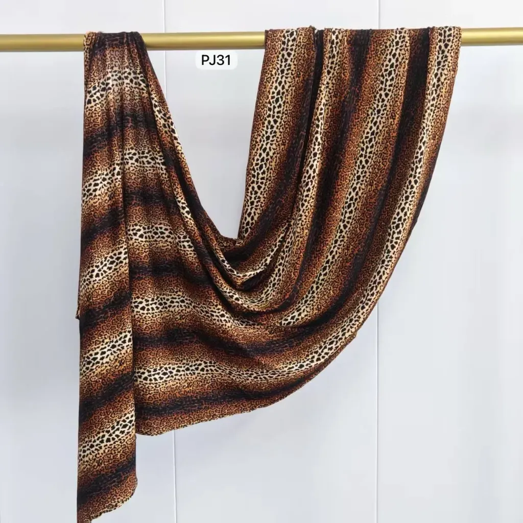 [PJ31] PJ31 - Printed Premium Jersey Cotton - Wild Amber