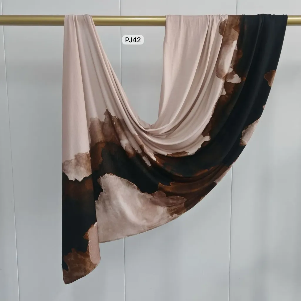 [PJ42] PJ42 - Printed Premium Jersey Cotton - Blush Eclipse