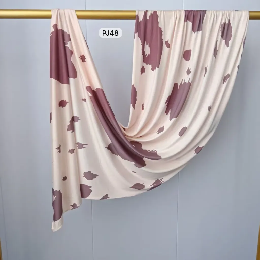 [PJ48] PJ48 - Printed Premium Jersey Cotton - Mauve Drift