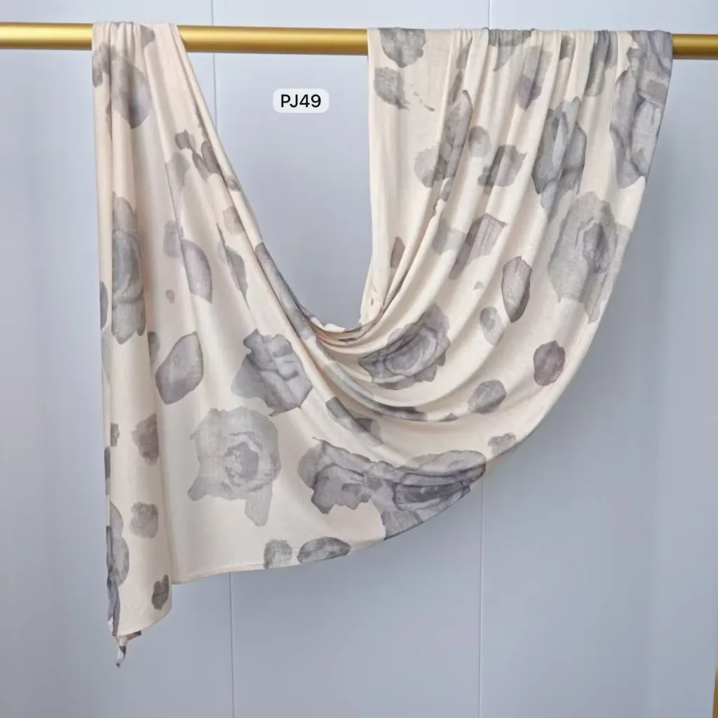 [PJ49] PJ49 - Printed Premium Jersey Cotton - Cloud Petals