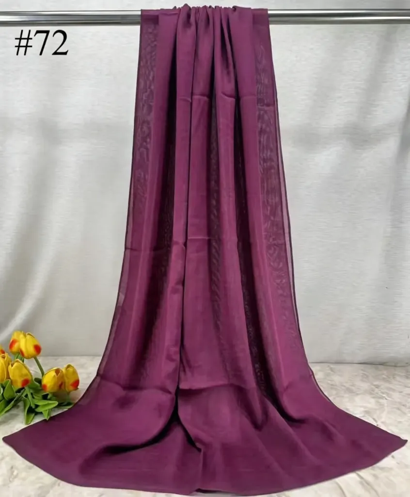 BM72 - Bamboo Modal Hijab - Deep Plum