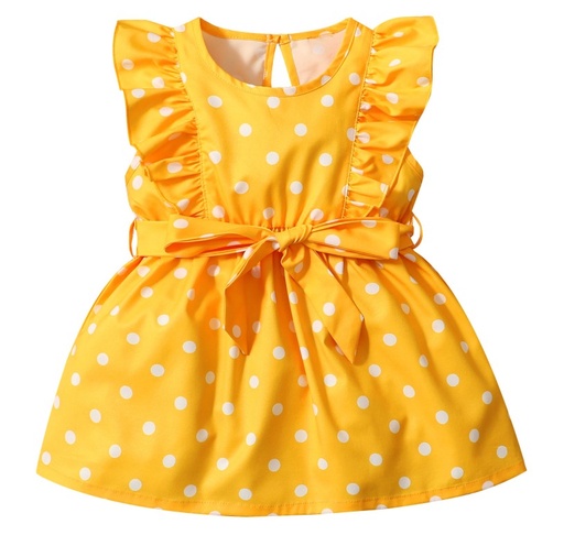 [22103006] Sunshine Polka Dress