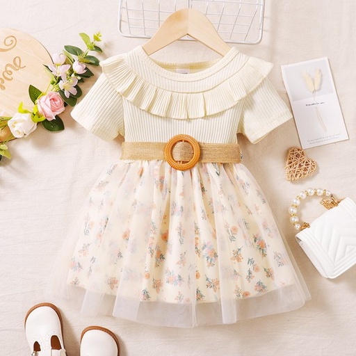 [J222211301] Buttercup Tulle Dress