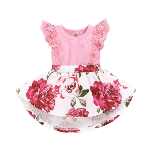 [F1222033100] Petal Princess Skirt Set