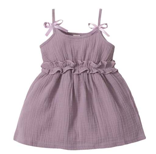 Purple Ruffle Dress
