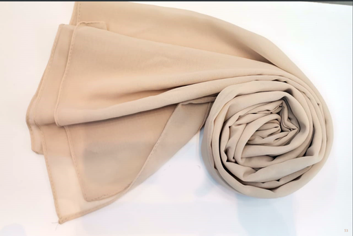 [EV53] Everyday Chiffon Hijab - Vanilla