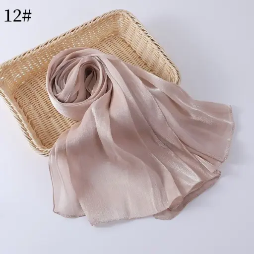 Shimmer scarf 12 - Amani Nude 
