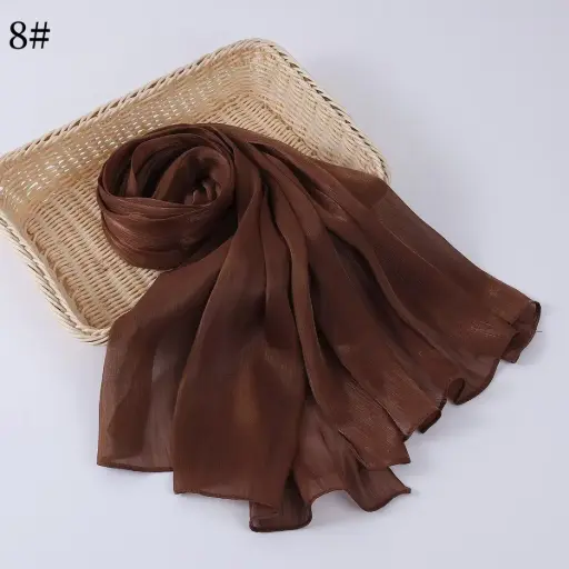 Shimmer scarf 8 - Velour Cocoa 