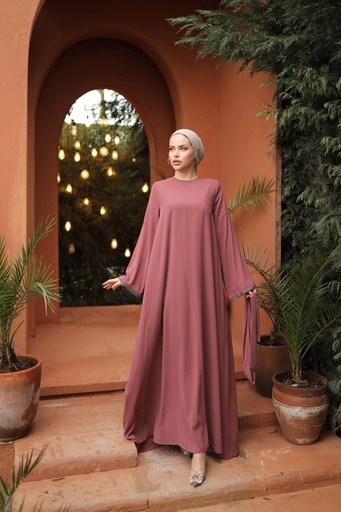 1660-Dusty Pink Chic Dress
