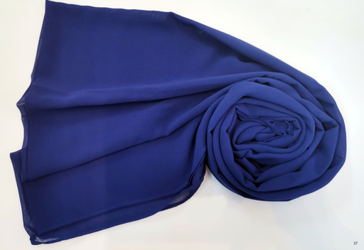 [EV37] Everyday Chiffon Hijab - Sapphire Shadows
