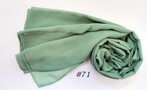 [EV71] Everyday Chiffon Hijab - Zesty Green