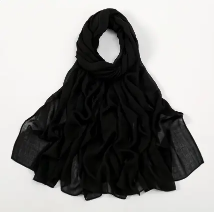 Extra Large Premium Rayon Hijab 190x85 - Blackberry Grey - 10