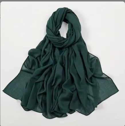 Extra Large Premium Rayon Hijab 190x85 - Emerald Mist - 19