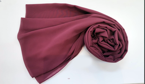 [EV117] Everyday Chiffon Hijab - Plum Petal