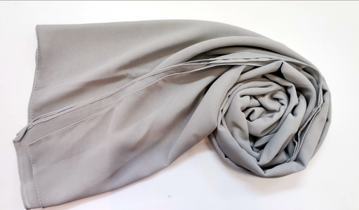 [EV13] Everyday Chiffon Hijab - Silver Mist