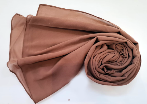 [EV22] Everyday Chiffon Hijab - Toffee 