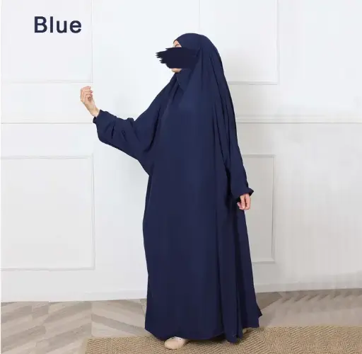 Haya Comfort Jilbab - (Blue)