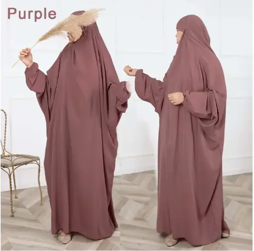 Haya Comfort Jilbab - (Purple)