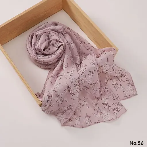 [PH56] Printed Hijab - Cherry Blossom PH56