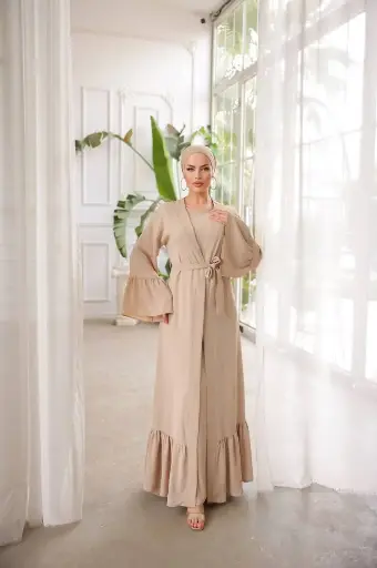 Istanbul Grace Dress – Caramel Toffee