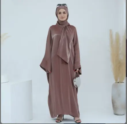 Luxe Hood Abaya Series - Coffee