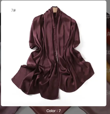Satin Luxe Hijab -  Mauve Luxe (7#)