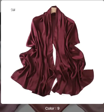 Satin Luxe Hijab – Berry Velvet (9#)