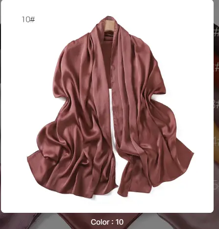 Satin Luxe Hijab – Rosewood Blush (10#)