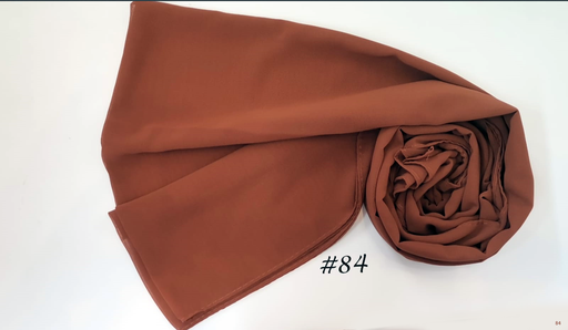 [EV84] Everyday Chiffon Hijab - Dark Mocha