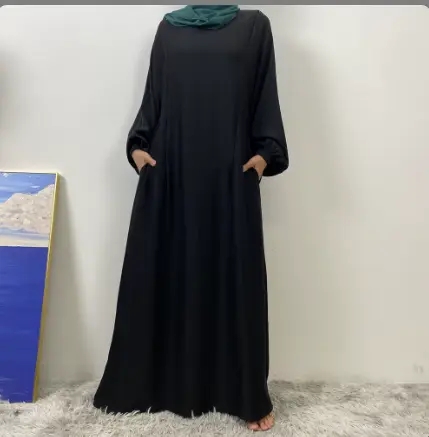 Modest Mum Nursing Abaya - Black