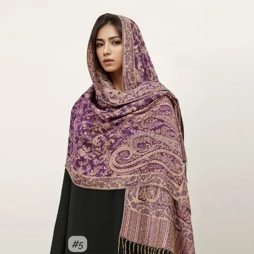 [JPS5] JPS5 - Jacquard Pashima Scarf - 5