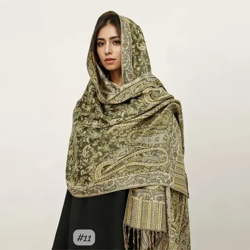 [JPS11] JPS11 - Jacquard Pashmina Scarf - 11