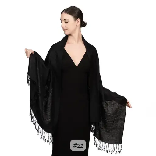 [JPS21] JPS21 - Jacquard Pashima Scarf - 21
