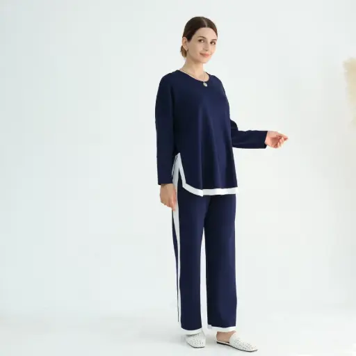 Modish Layers Coordset - 🌿 Dark Blue| LR868 